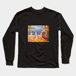 Italy Cafe Long Sleeve T-Shirt